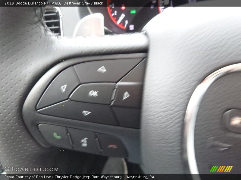 Destroyer Gray / Black 2019 Dodge Durango R/T AWD