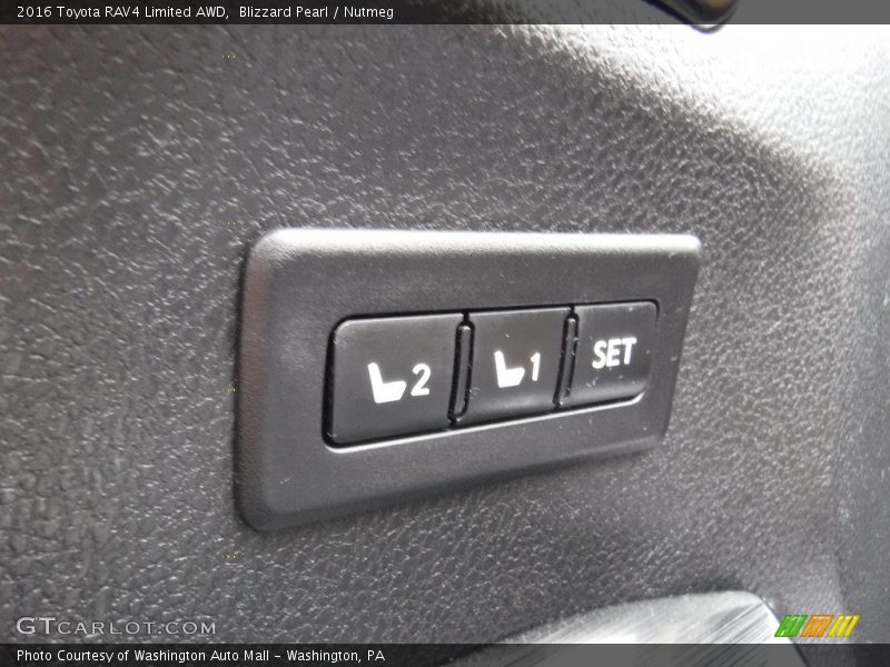 Blizzard Pearl / Nutmeg 2016 Toyota RAV4 Limited AWD