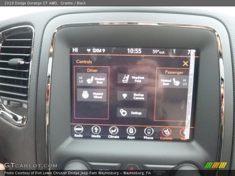 Granite / Black 2019 Dodge Durango GT AWD