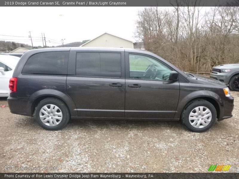Granite Pearl / Black/Light Graystone 2019 Dodge Grand Caravan SE