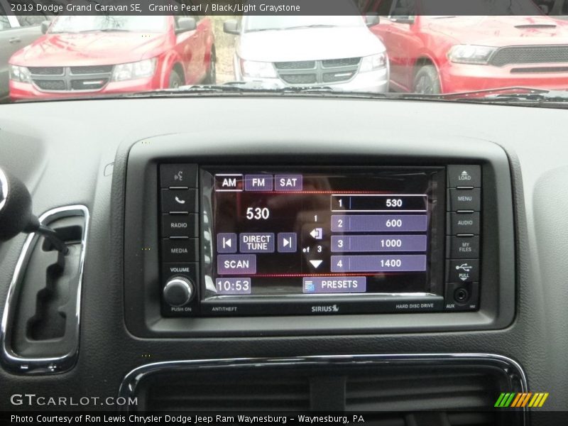 Granite Pearl / Black/Light Graystone 2019 Dodge Grand Caravan SE