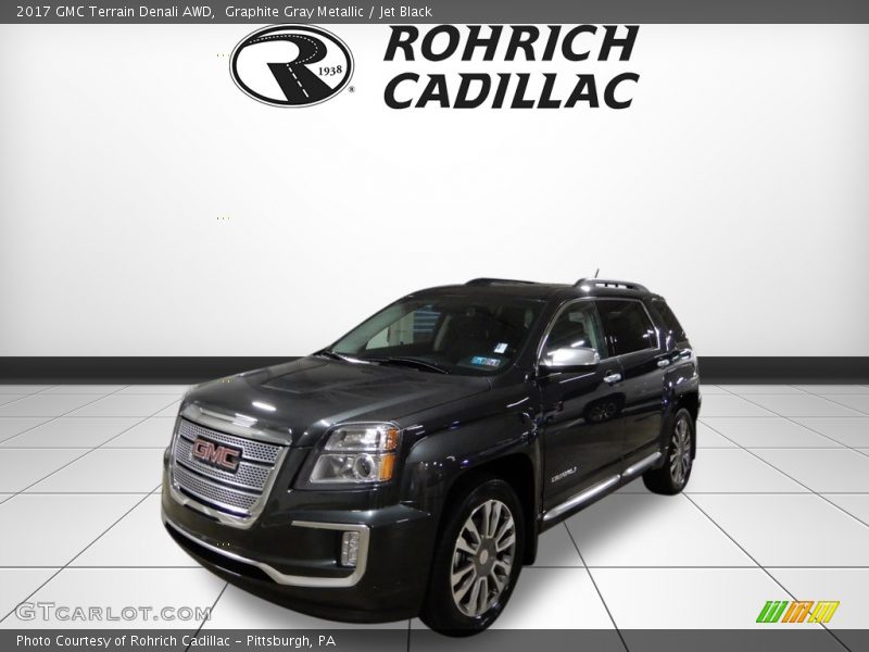 Graphite Gray Metallic / Jet Black 2017 GMC Terrain Denali AWD