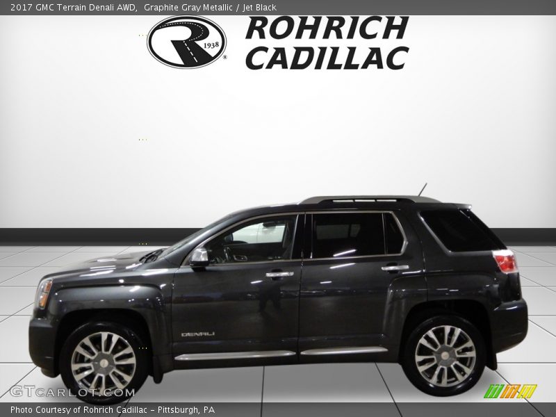 Graphite Gray Metallic / Jet Black 2017 GMC Terrain Denali AWD