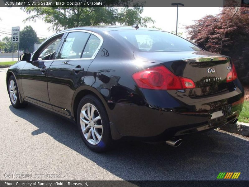 Black Obsidian / Graphite 2008 Infiniti G 35 x Sedan