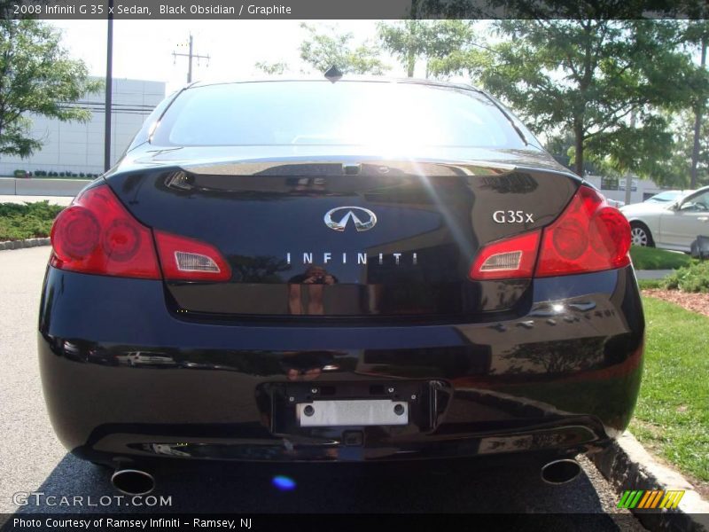 Black Obsidian / Graphite 2008 Infiniti G 35 x Sedan