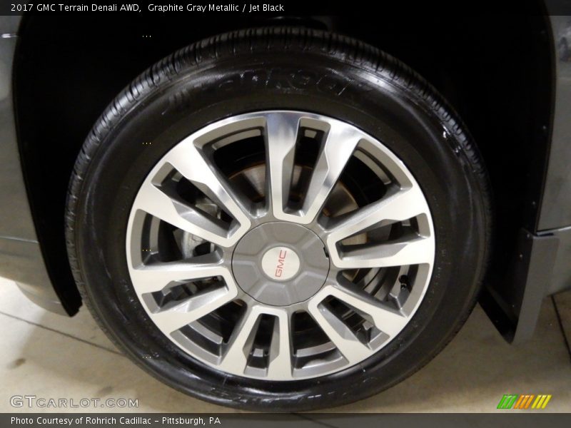 Graphite Gray Metallic / Jet Black 2017 GMC Terrain Denali AWD