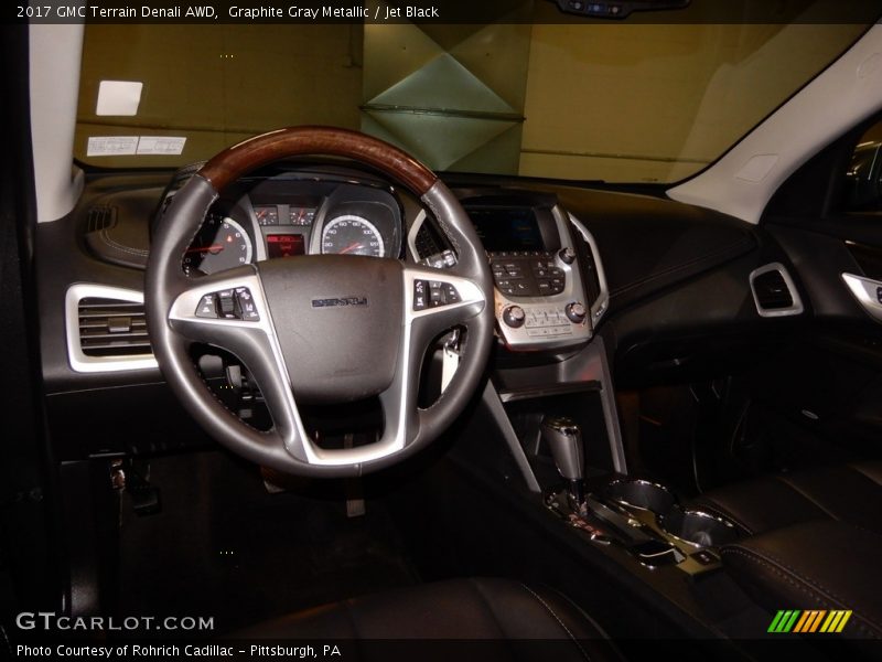 Graphite Gray Metallic / Jet Black 2017 GMC Terrain Denali AWD
