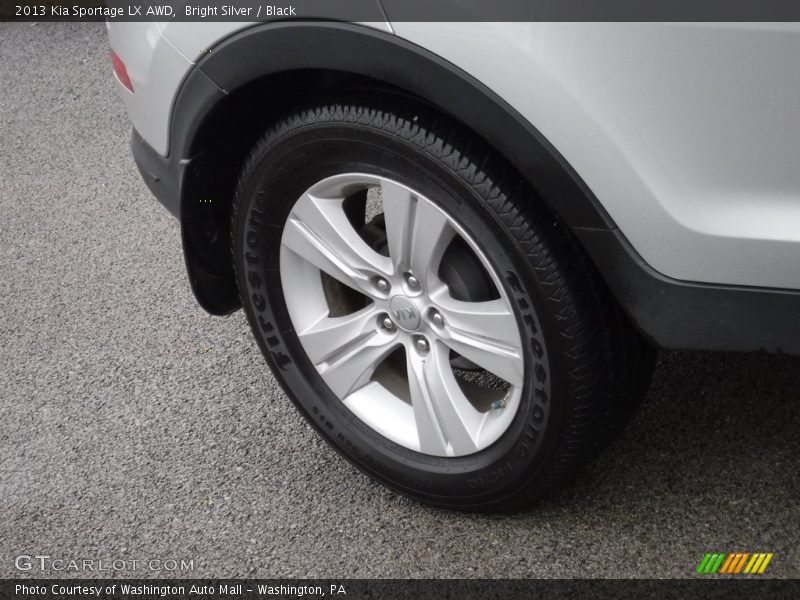 Bright Silver / Black 2013 Kia Sportage LX AWD