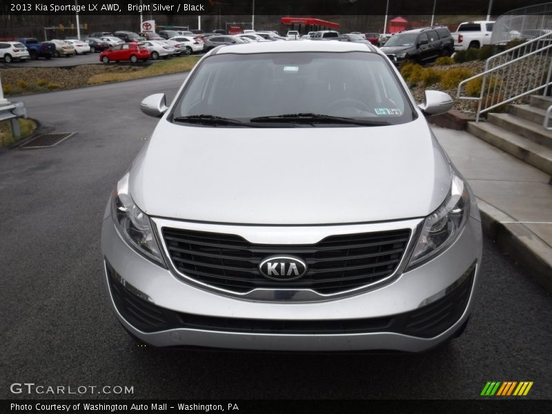 Bright Silver / Black 2013 Kia Sportage LX AWD