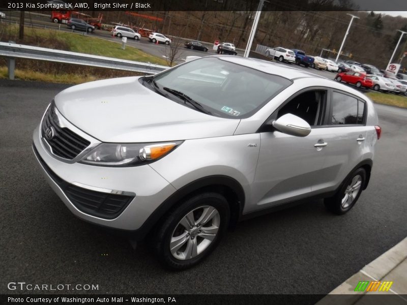 Bright Silver / Black 2013 Kia Sportage LX AWD