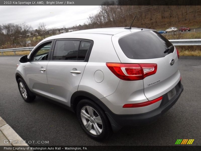 Bright Silver / Black 2013 Kia Sportage LX AWD