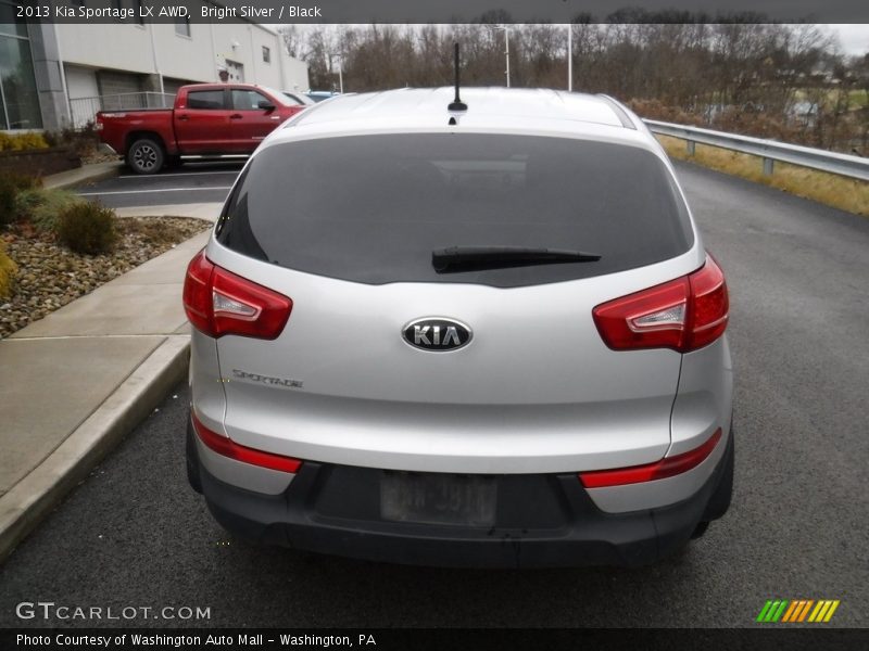 Bright Silver / Black 2013 Kia Sportage LX AWD