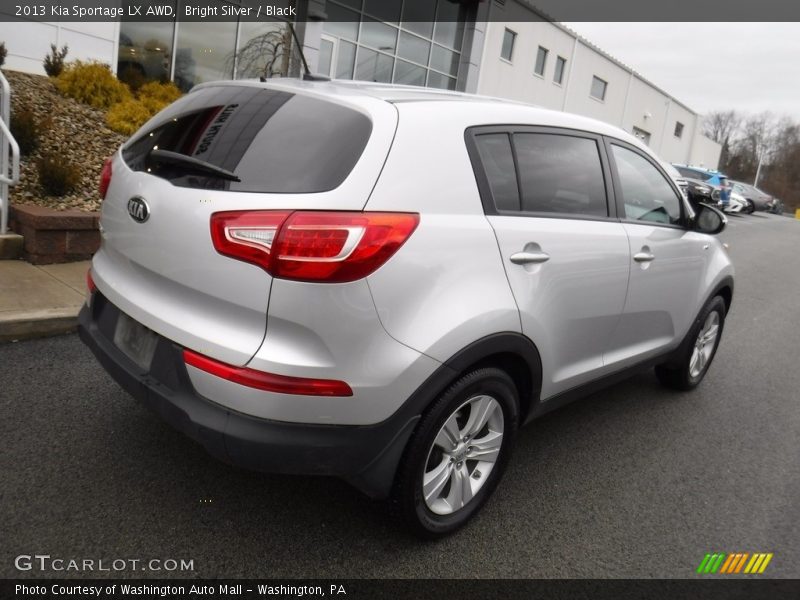 Bright Silver / Black 2013 Kia Sportage LX AWD