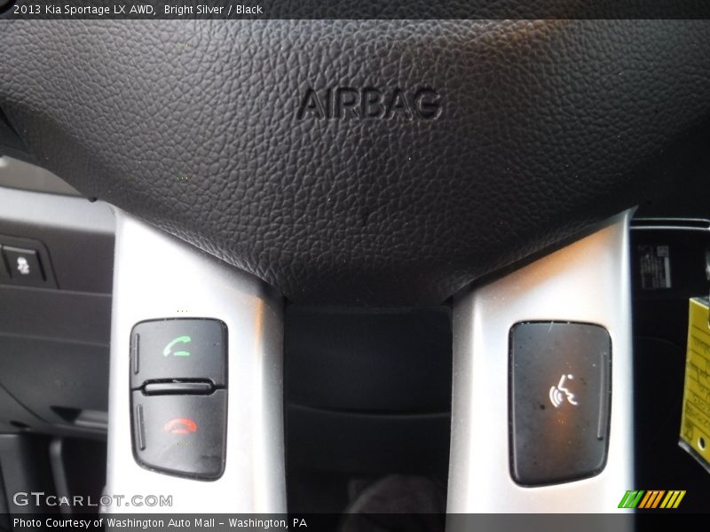 Bright Silver / Black 2013 Kia Sportage LX AWD