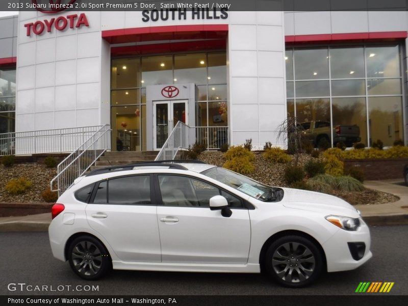Satin White Pearl / Ivory 2013 Subaru Impreza 2.0i Sport Premium 5 Door