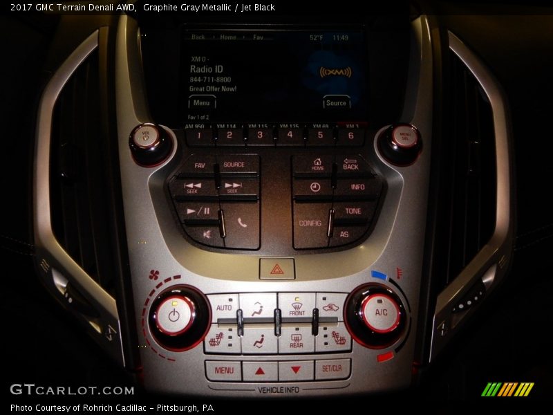 Graphite Gray Metallic / Jet Black 2017 GMC Terrain Denali AWD