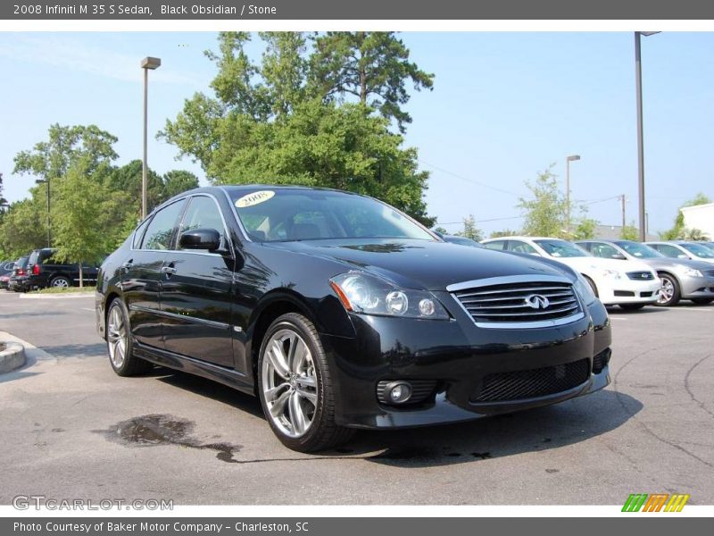 Black Obsidian / Stone 2008 Infiniti M 35 S Sedan