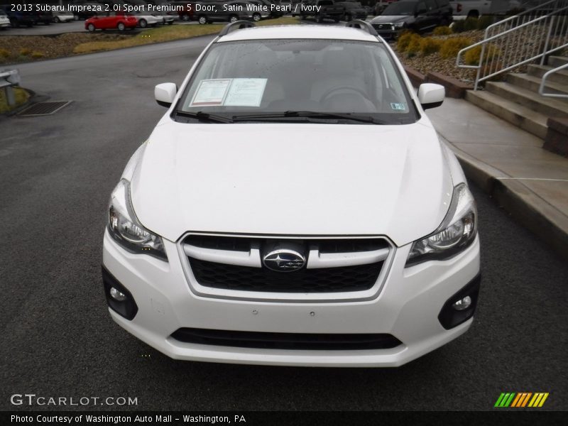 Satin White Pearl / Ivory 2013 Subaru Impreza 2.0i Sport Premium 5 Door