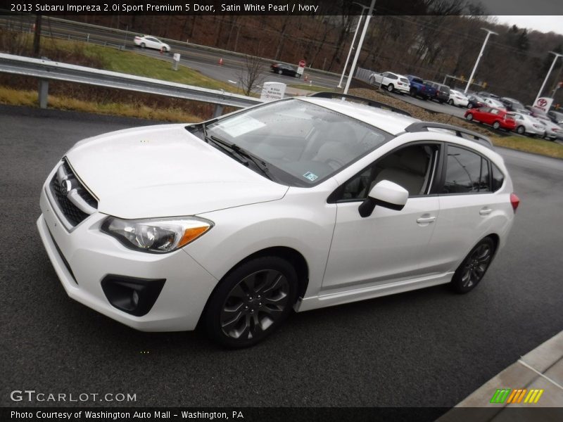 Satin White Pearl / Ivory 2013 Subaru Impreza 2.0i Sport Premium 5 Door