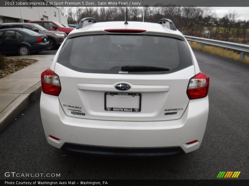 Satin White Pearl / Ivory 2013 Subaru Impreza 2.0i Sport Premium 5 Door