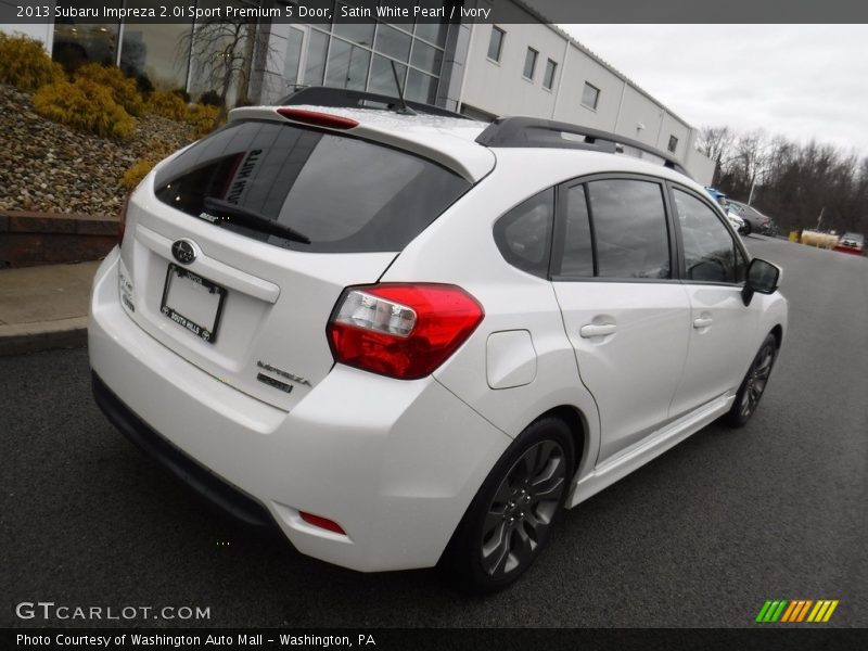 Satin White Pearl / Ivory 2013 Subaru Impreza 2.0i Sport Premium 5 Door