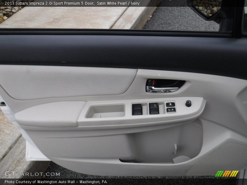 Satin White Pearl / Ivory 2013 Subaru Impreza 2.0i Sport Premium 5 Door