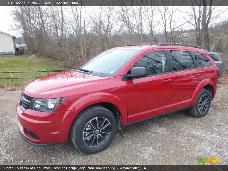 Redline / Black 2018 Dodge Journey SE AWD