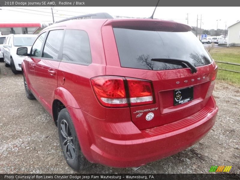 Redline / Black 2018 Dodge Journey SE AWD