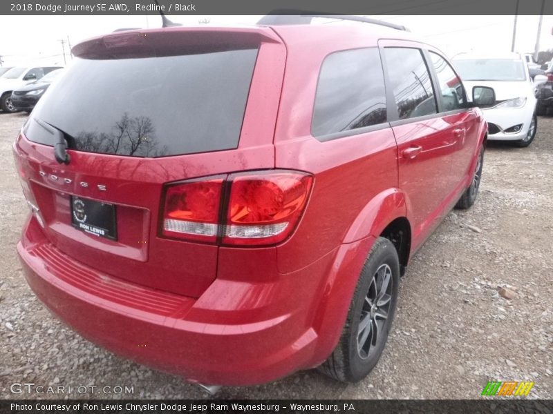 Redline / Black 2018 Dodge Journey SE AWD