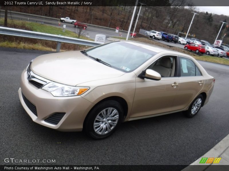 Sandy Beach Metallic / Ivory 2012 Toyota Camry LE