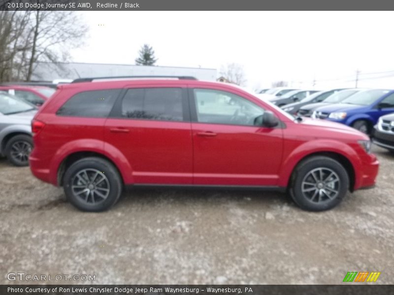 Redline / Black 2018 Dodge Journey SE AWD
