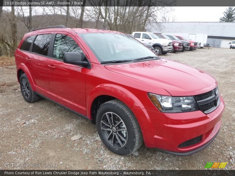 Redline / Black 2018 Dodge Journey SE AWD