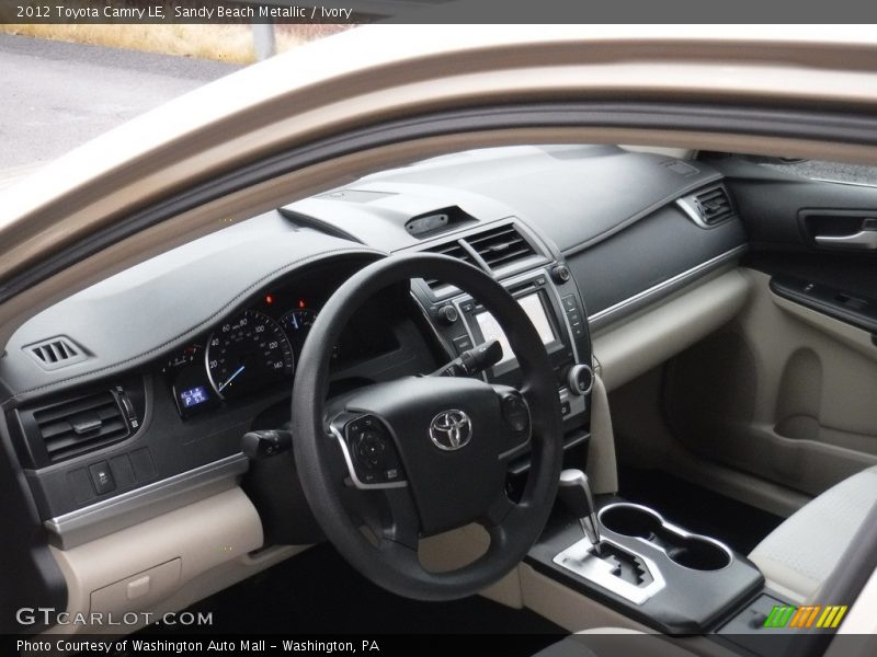 Sandy Beach Metallic / Ivory 2012 Toyota Camry LE