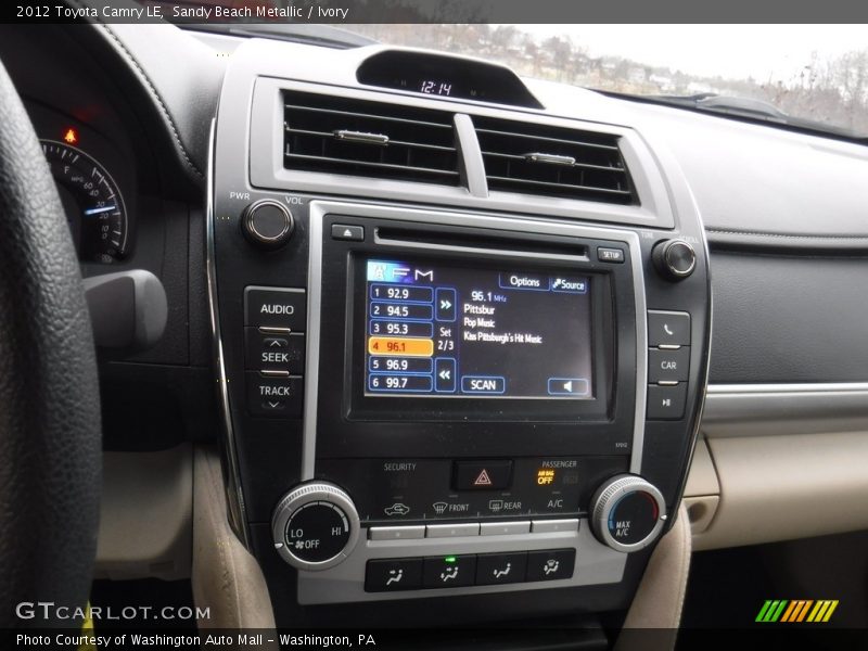 Sandy Beach Metallic / Ivory 2012 Toyota Camry LE