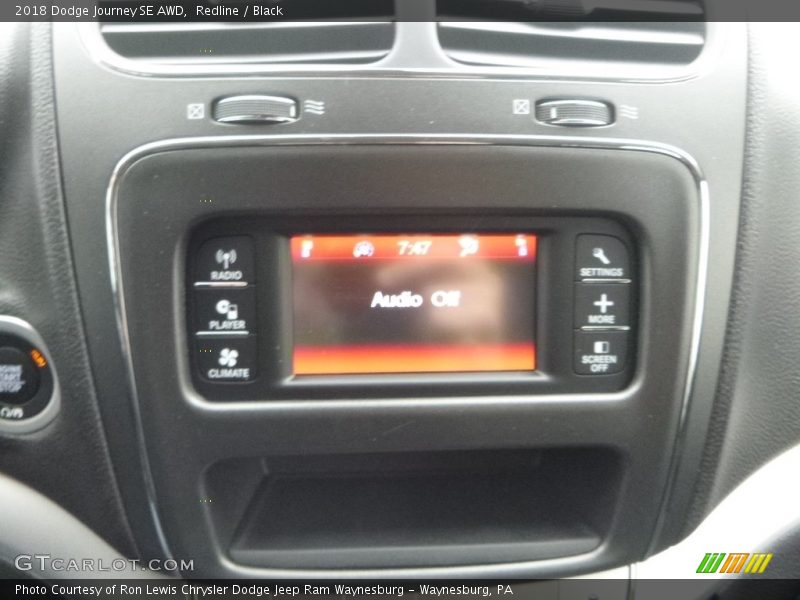 Redline / Black 2018 Dodge Journey SE AWD