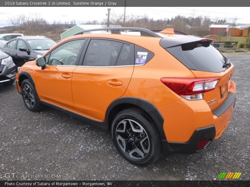 Sunshine Orange / Gray 2019 Subaru Crosstrek 2.0i Limited