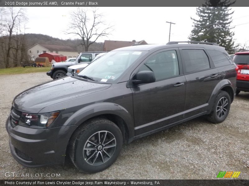 Granite Pearl / Black 2018 Dodge Journey SE AWD