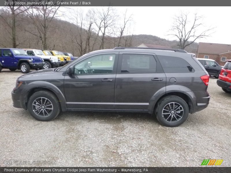 Granite Pearl / Black 2018 Dodge Journey SE AWD