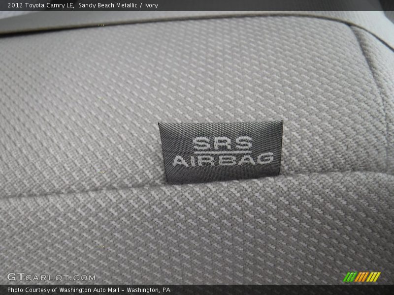 Sandy Beach Metallic / Ivory 2012 Toyota Camry LE