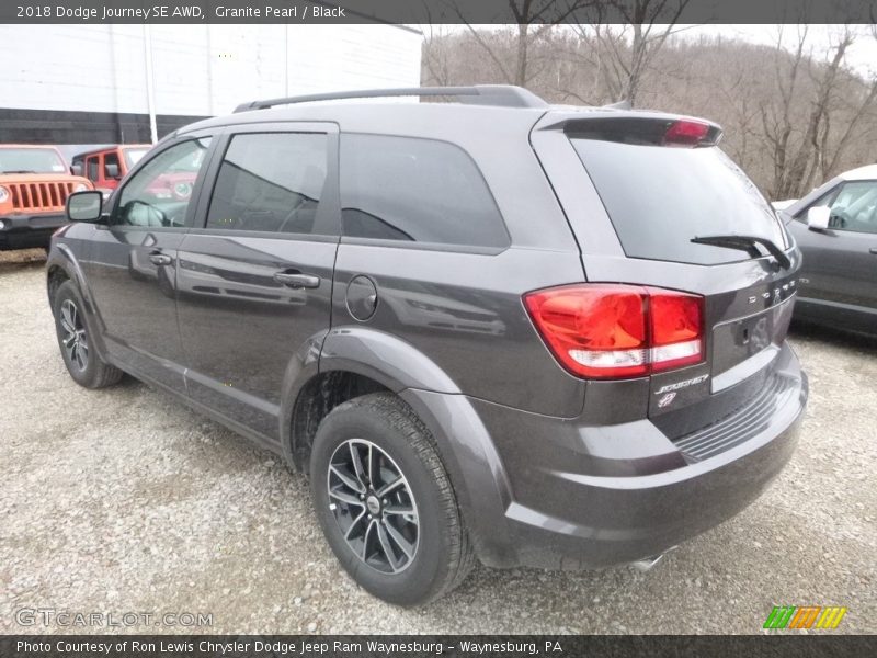 Granite Pearl / Black 2018 Dodge Journey SE AWD