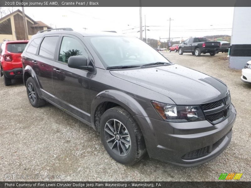 Granite Pearl / Black 2018 Dodge Journey SE AWD