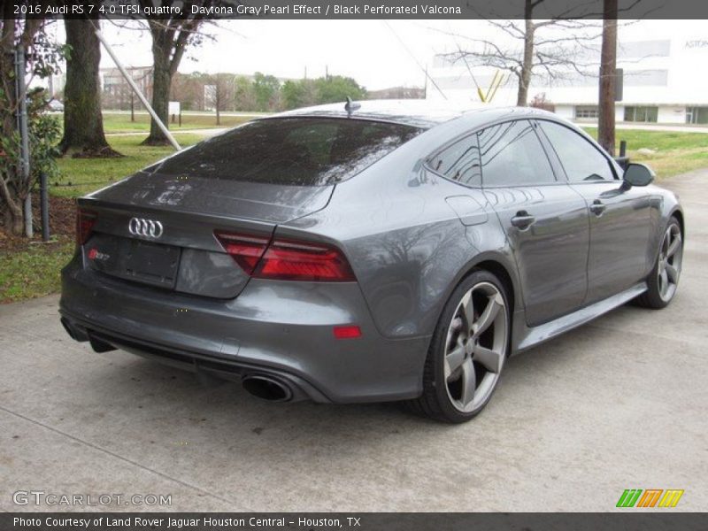 Daytona Gray Pearl Effect / Black Perforated Valcona 2016 Audi RS 7 4.0 TFSI quattro