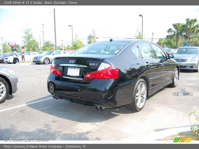 Black Obsidian / Stone 2008 Infiniti M 35 S Sedan