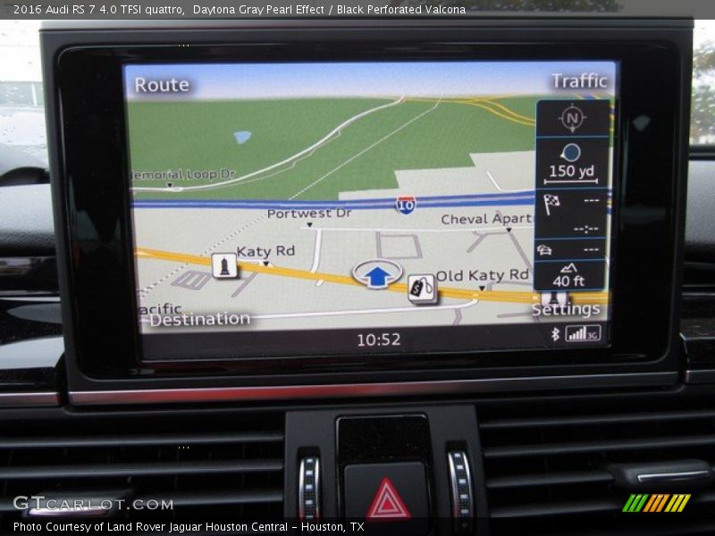 Navigation of 2016 RS 7 4.0 TFSI quattro