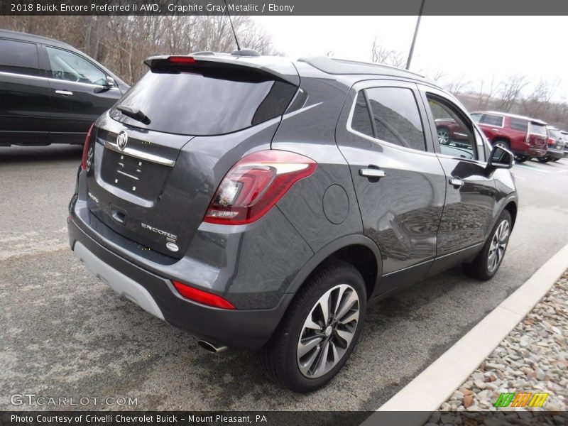 Graphite Gray Metallic / Ebony 2018 Buick Encore Preferred II AWD