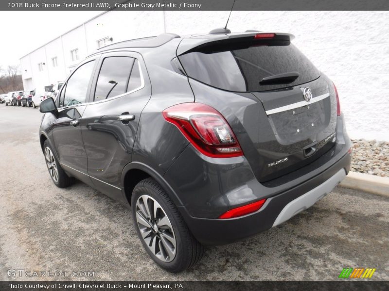 Graphite Gray Metallic / Ebony 2018 Buick Encore Preferred II AWD