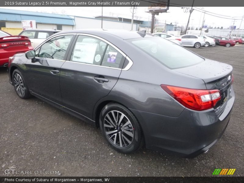 Magnetite Gray Metallic / Titanium Gray 2019 Subaru Legacy 2.5i Premium