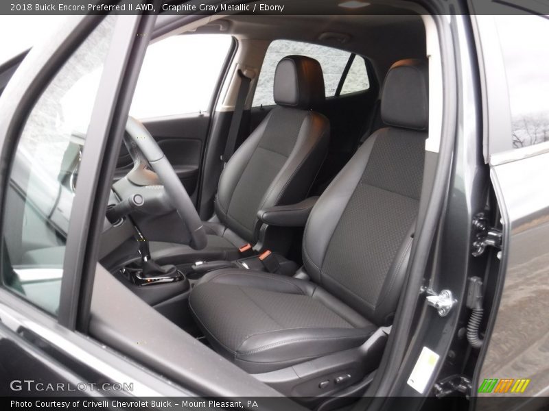 Graphite Gray Metallic / Ebony 2018 Buick Encore Preferred II AWD