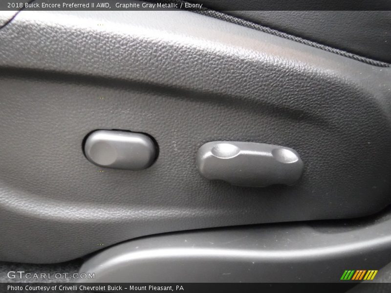 Graphite Gray Metallic / Ebony 2018 Buick Encore Preferred II AWD