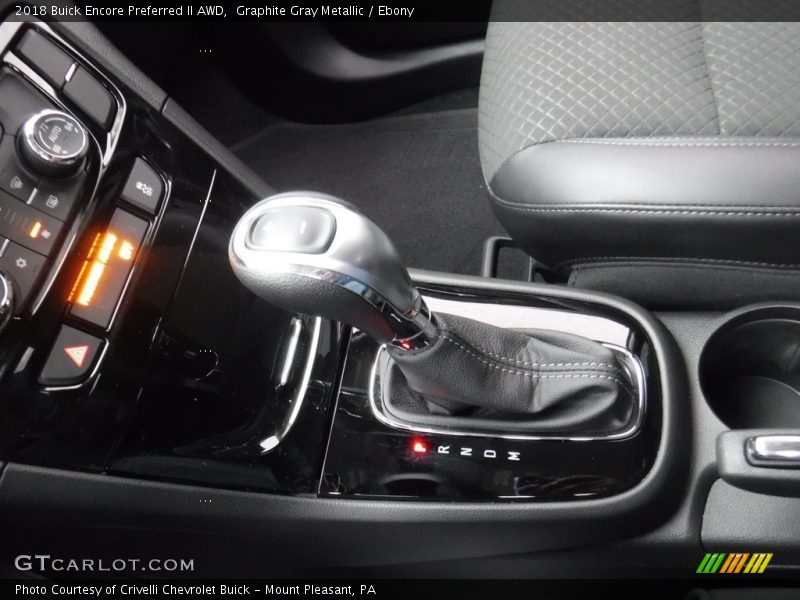 Graphite Gray Metallic / Ebony 2018 Buick Encore Preferred II AWD